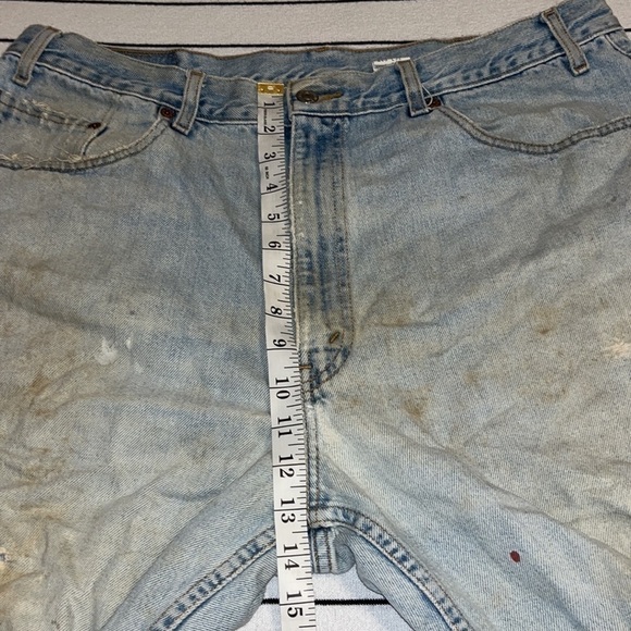 Vintage Levi’s 550 Thrashed Denim Jeans Size 40x32 - Picture 10 of 16